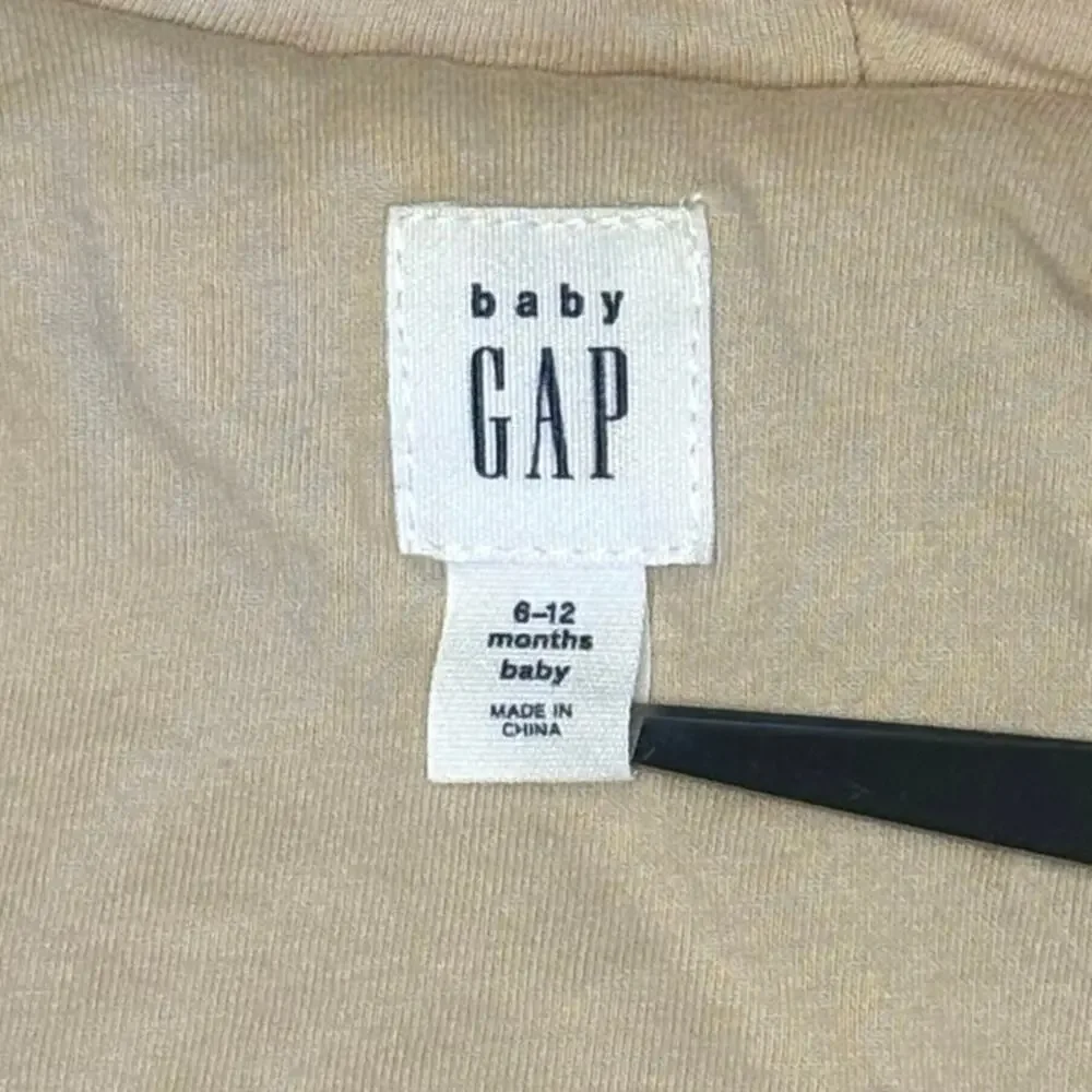 Baby Gap Teddy Bear Coat Girls/Boys 6–12M | Beige Sherpa Hooded Jacket